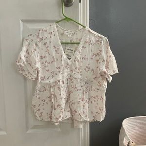 Hippie Rose Flower Blouse